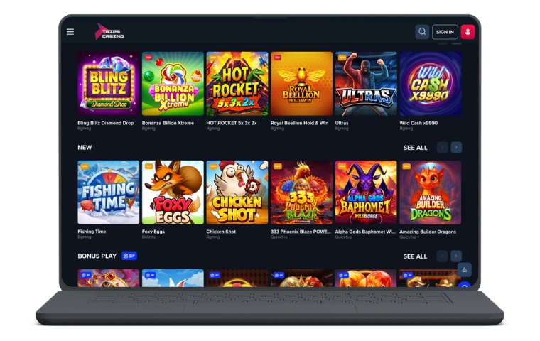 TripsCasino Kasino Anmeldung