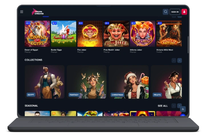 TripsCasino casino anwendung